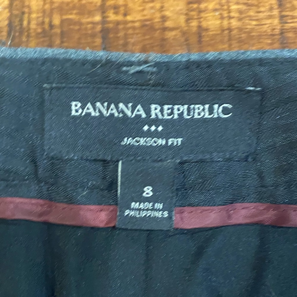 Banana Republic Jackson Fit Gray Pants - Picture 3 of 6